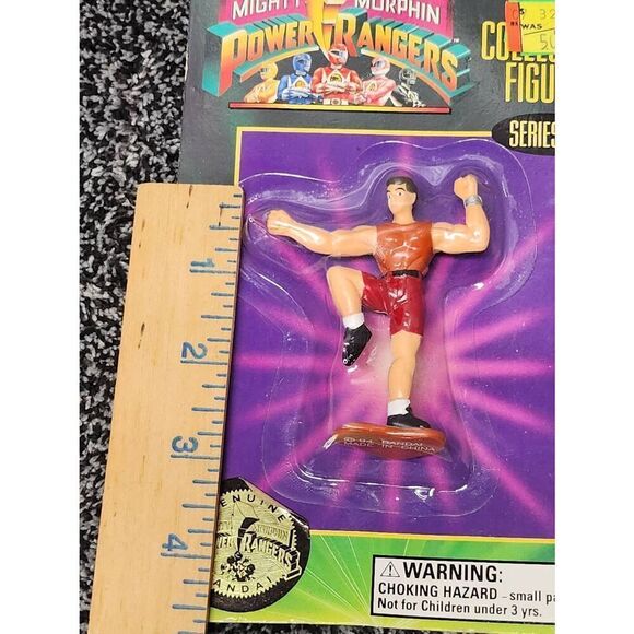 1994 Bandai Mighty Morphin Power Rangers Collectible Figures- Red Ranger - Picture 7 of 7